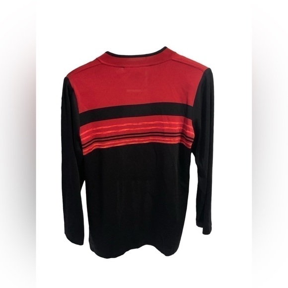 Misook Red Striped Cardigan Jacket Size Small Petite - Picture 2 of 3